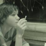 Klasikinis Mastančio Žmogaus Portretas Profiliu